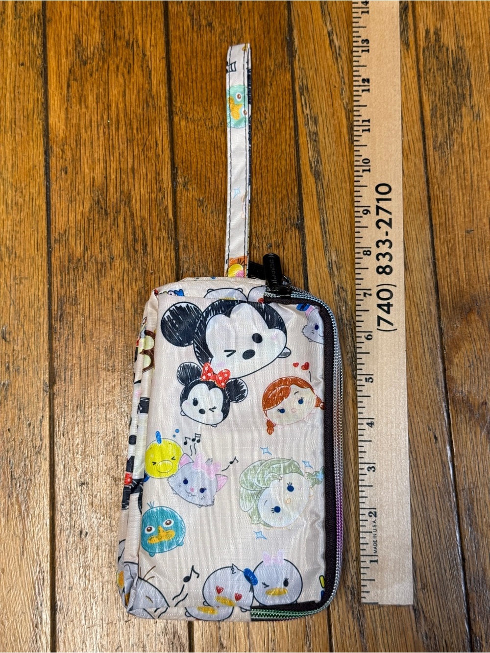 Disney Tsum Tsum Wristlet Wallet - Cream, Yellow, Blue